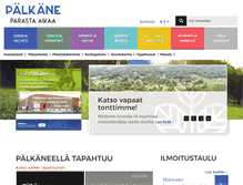 Tablet Screenshot of palkane.fi
