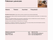 Tablet Screenshot of palvelutalo.palkane.fi